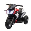 Motocicleta Electrica HOMCOM Copii 3-5 Ani cu Lumini Muzica Baterie 6V Negru Rosu | Aosom Romania