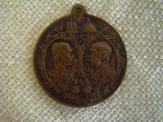 Medalie Jubiliara 60 ani de domnie - Franz Joseph 1848-1908 foto