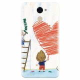 Husa silicon pentru Huawei Nova Lite Plus, I Love You Creatures