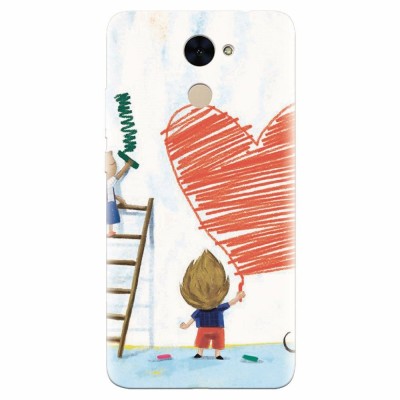 Husa silicon pentru Huawei Nova Lite Plus, I Love You Creatures foto
