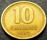 Cumpara ieftin Moneda 10 CENTAVOS - ARGENTINA, anul 1992 * cod 2046 C, America Centrala si de Sud