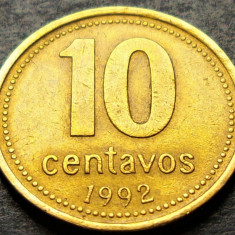 Moneda 10 CENTAVOS - ARGENTINA, anul 1992 * cod 2046 C