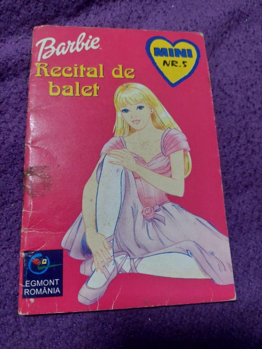 Barbie-Recital de balet,MINI Nr.5 EGMONT ROMANIA ,de Colectie