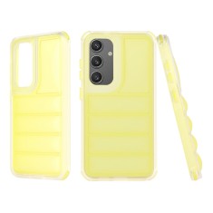 Husa Samsung Galaxy S24 Techsuit Wave Shield, galben foto