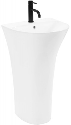 Lavoar de podea freestanding Rea Rita Slim Alb foto
