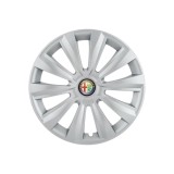 Set 4 capace roti 14 inchi (R14) Delta Gri, Compatibile Cu Alfa Romeo