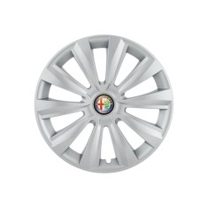 Set 4 capace roti 15 inchi (R15) Delta Gri, Compatibile Cu Alfa Romeo foto