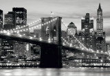 Fototapet FTS 0199 Brooklyn Bridge in alb si negru, AG Design