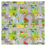 COVORAS EDUCATIV PUZZLE 120X120CM MASINI REBEL