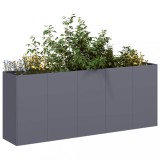Cumpara ieftin Jardinieră Antracit 200x40x80 cm Oțel laminat la rece