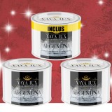 Vopsea Decorativă de Lux Argentina &ndash; Visiniu | Pachet 1.5L (2&times;0.5L + 0.5L), Efect 3D Stelat-Toro Decor