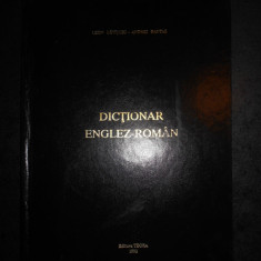 LEON LEVITCHI, ANDREI BANTAS - DICTIONAR ENGLEZ-ROMAN (1992, editie cartonata)