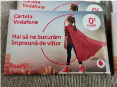 10 Cartele Vodafone 0 euro sigilate 5 lei/bucata foto