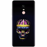Husa silicon pentru Xiaomi Remdi Note 4X, Colorfull Skull