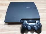 Consola Playstation 3 PS3 Slim Modata HEN 320 GB cu 40 Jocuri (GTA V, FIFA 19, Red Dead)