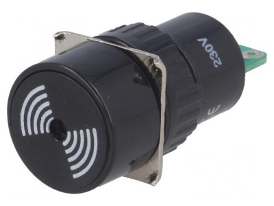 Semnalizator acustic 75dB IP40 &amp;Oslash;16mm foto