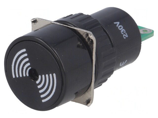 Semnalizator acustic 75dB IP40 &Oslash;16mm