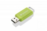 MEMORIE USB VERBATIM DATABAR 32GB USB 2.0 VERDE &quot;49454&quot; (TIMBRU VERDE 0.03 LEI)