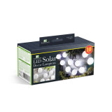 Sir 10 lampioane solare LED alb rece 3,7 m, Garden Of Eden