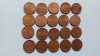 Lot -20 Monede de 1 eurocent diferite-Andora,Bulgaria,Finlanda,Croatia,Slovenia,Slovacia,Lituania,Irlanda,Luxemburg, etc, Europa