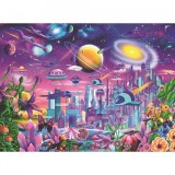 Cumpara ieftin Puzzle Orasul Cosmic, 200 Piese, Ravensburger