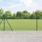 Gard Hexagonal vidaXL Verde 1x100 m Oțel