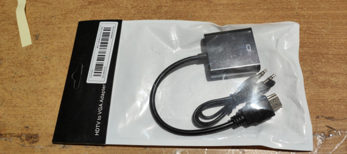 Adaptor HDMI to VGA with Audio