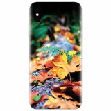 Husa silicon pentru Apple Iphone X, Autumn Leaves