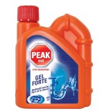Detergent gel pentru desfundat tevi Peak Out Forte, 500 ml
