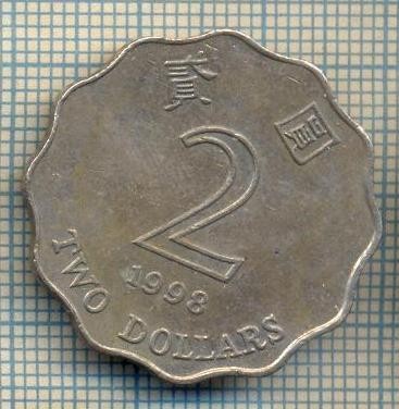 12273 MONEDA -HONG KONG - 2 DOLLARS - ANUL 1998 -STAREA CARE SE VEDE foto