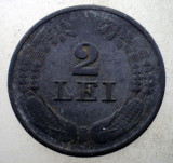 7.308 ROMANIA WWII 2 LEI 1941, Zinc