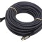 Cablu HDMI 2.0 Goobay, mufe HDMI la ambele capete, PVC textilă