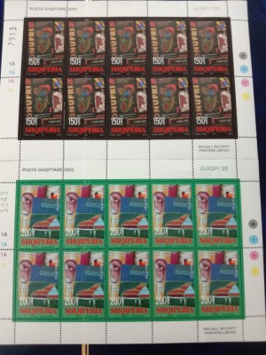 Albania - minicoala Europa Cept MNH** foto
