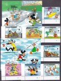 Grenada Grenadines 1988 Disney sport olimpiada MI 944-951 + 2 bl. 143,144 MNH, Nestampilat