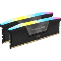Memorii Corsair Vengeance RGB 32GB (2x16GB), DDR5, 6000MHz, CL30, 1.4V Intel XMP