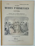 LES MODES PARISIENNES ILLUSTREES , JOURNAL DE LA BONNE COMPAGNIE , NO. 1477 , 1872
