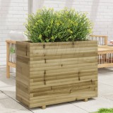 Cumpara ieftin Jardinieră de grădină, 90x40x72,5 cm, lemn de pin impregnat