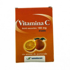 Vitamina C 180mg Portocale Amniocen 20tbl