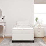 VidaXL Cadru de pat Crem 90x190 cm din material catifea