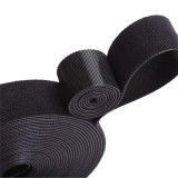 Organizator de cabluri Banda Velcro Well 3m x 1.5cm negru ORG-CABLE-T0103BK-WL