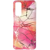 Husă TPU Matte Gold Huawei P Smart 2021 - Design 05, IMD, Premium