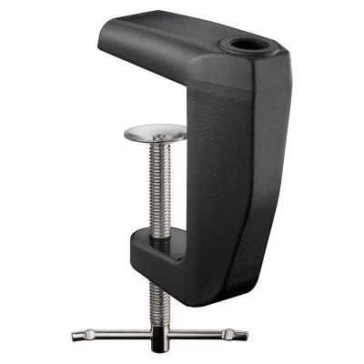 Suport prindere birou negru rezerva pentru lampa de lucru pentru cod 65575 /64986 /64988 /64990 Goobay 64987 foto