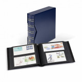 Album si suport pt. 200 carti postale, FDC(prima zi), cop. albastra 50 file, Altul, Europa