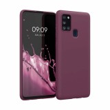 Husa Kwmobile pentru Samsung Galaxy A21s, Silicon, Violet, 52494.187, Carcasa