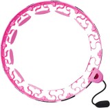 Cerc cu greutate pentru modelarea corpului Cretee, plastic, verde/negru, 123 cm