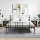 vidaXL Noptiere, 2 buc., stejar fumuriu, 40x35x47,5 cm, lemn compozit 827479