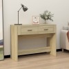 VidaXL Măsuță consolă, stejar sonoma, 100x39x75 cm, lemn prelucrat 816779