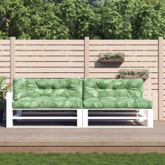 vidaXL Perne de paleți, 5 buc., model cu frunze&nbsp; textil 360796
