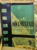 Caiet de documentare cinematografica Nr. 9 / 1962 Martie-Aprilie