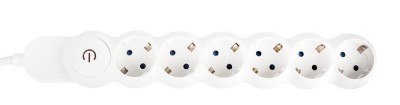 Prelungitor Hoff Line 6 prize, 7 m, 3500W, 3 x 1.5 mmp, intrerupator foto